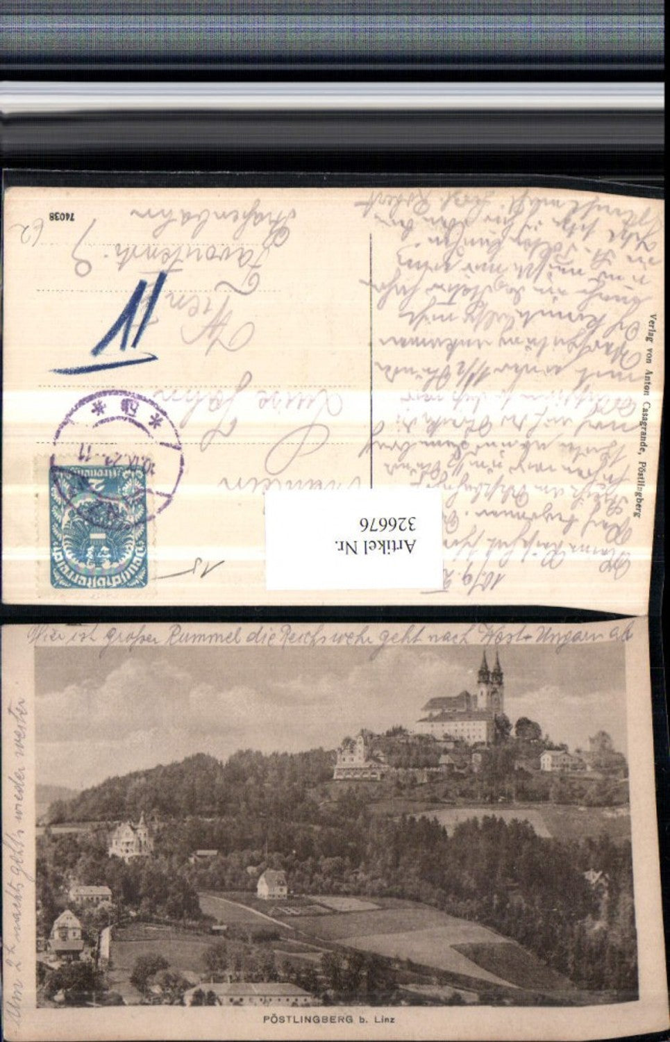 326676,Linz an d. Donau Pöstlingberg Kirche