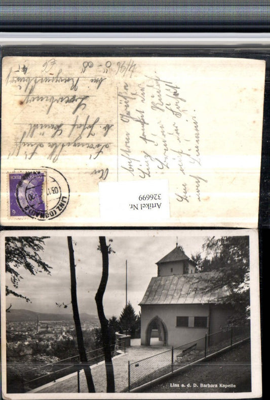 326699,Linz an d. Donau Teilansicht Barbara Kapelle