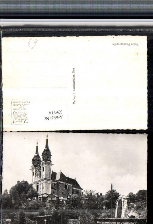 326714,Linz an d. Donau Wallfahrtskirche Kirche am Pöstlingberg
