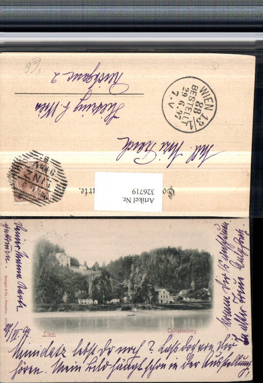 326719,Linz an d. Donau Kalvarienberg Kirche pub Stengel & Co 3718