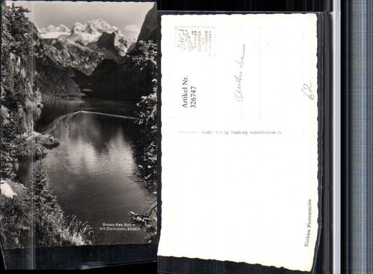 326747,Gosau-See m. Dachstein Bergkulisse