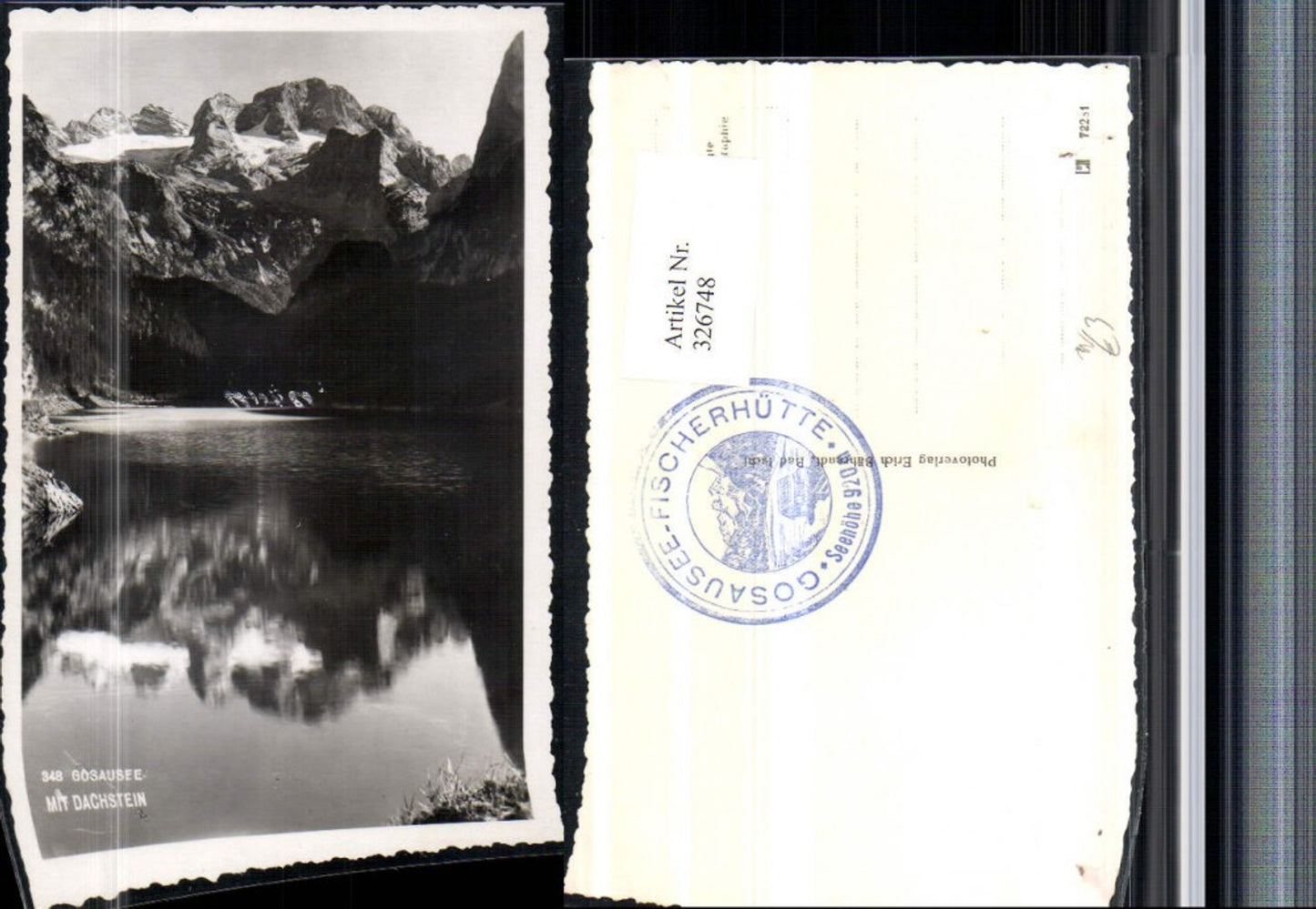326748,Gosausee See b. Gosau m. Dachstein Bergkulisse