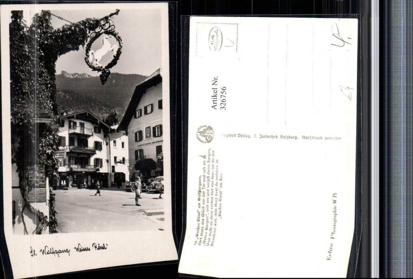 326756,St. Wolfgang Weißes Rössl u. Gasthof zum Weißen Hirsch