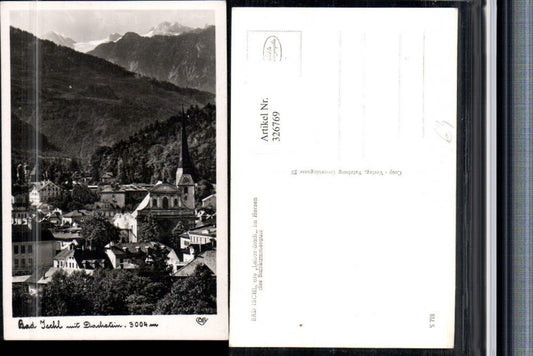 326769,Bad Ischl Teilansicht m. Dachstein Bergkulisse pub Cosy