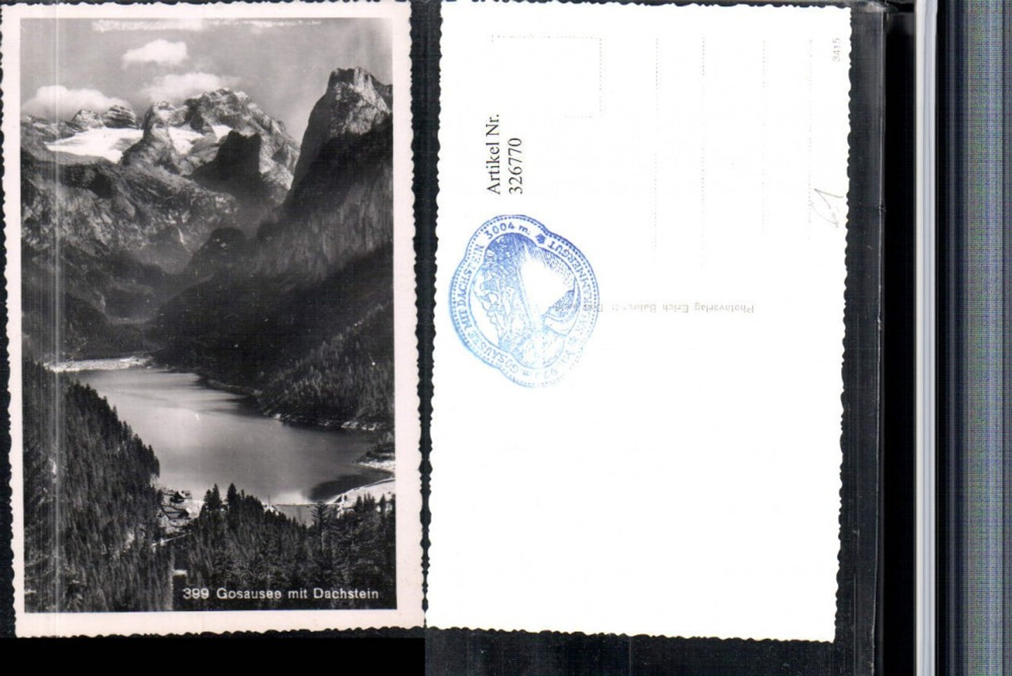 326770,Gosausee See b. Gosau m. Dachstein Bergkulisse