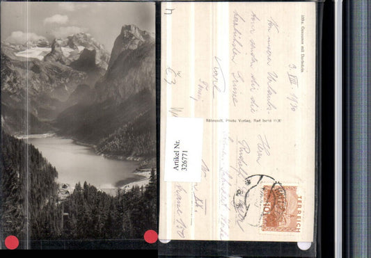 326771,Gosausee See b. Gosau m. Dachstein Bergkulisse