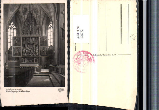 326772,St. Wolfgang Kirche Innenansicht Pacheraltar pub Brandt 6255