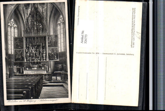 326773,St. Wolfgang Kirche Innenansicht Hochaltar