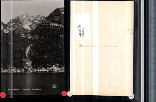 326785,Hallstatt Totale m. Salzberg Bergkulisse