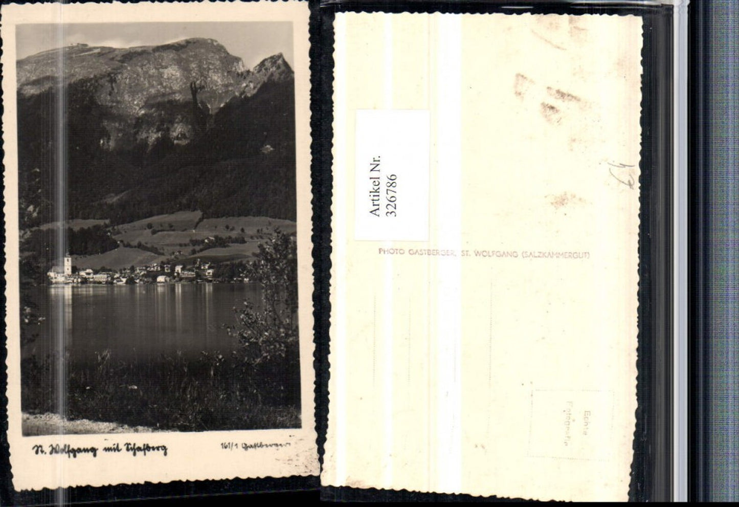 326786,St. Wolfgang Totale m. Schafberg Bergkulisse