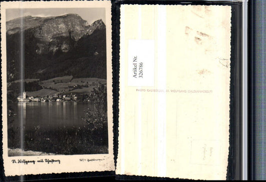 326786,St. Wolfgang Totale m. Schafberg Bergkulisse