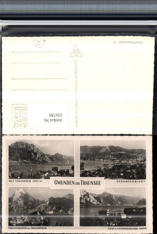326788,Gmunden am Traunsee Totale Schloss Orth Ort Traunkirchen Mehrbildkarte