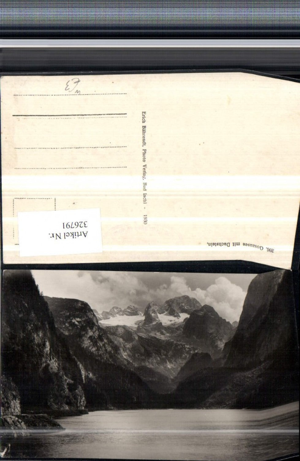 326791,Gosausee See b. Gosau m. Dachstein Bergkulisse