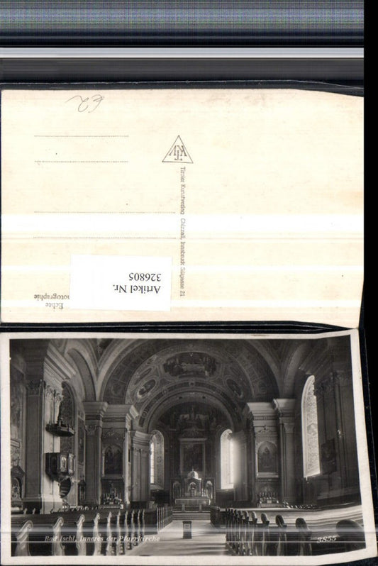 326805,Bad Ischl Pfarrkirche Kirche Innenansicht