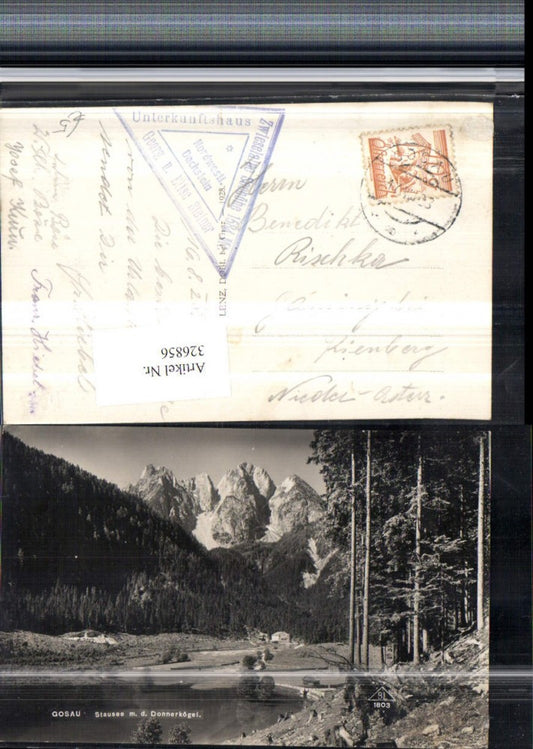 326856,Gosau Stausee m. Donnerkögel Bergkulisse