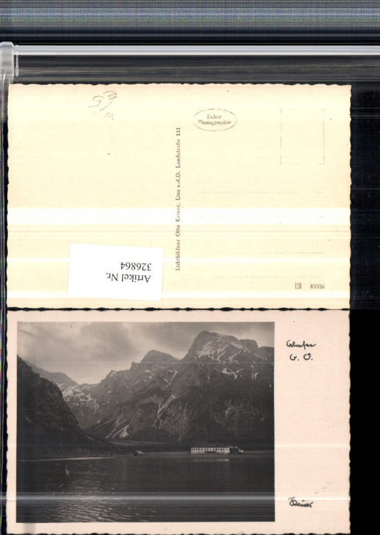 326864,Almsee See b. Grünau Bergkulisse pub Otto Kaiser