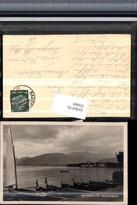 326865,Gmunden Stimmungsbild Landungsplatz Boote Schloss Ort Orth