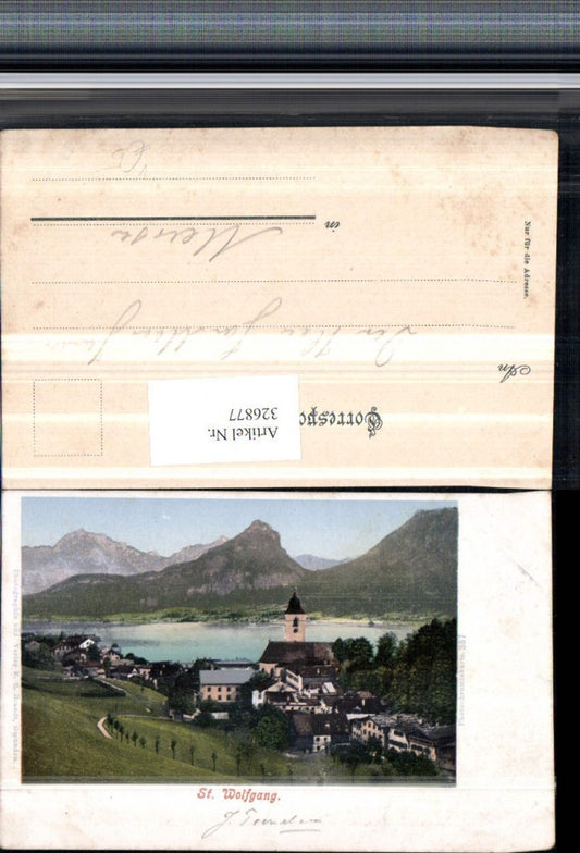 326877,St. Wolfgang Totale Bergkulisse pub F. E. Brandt 357