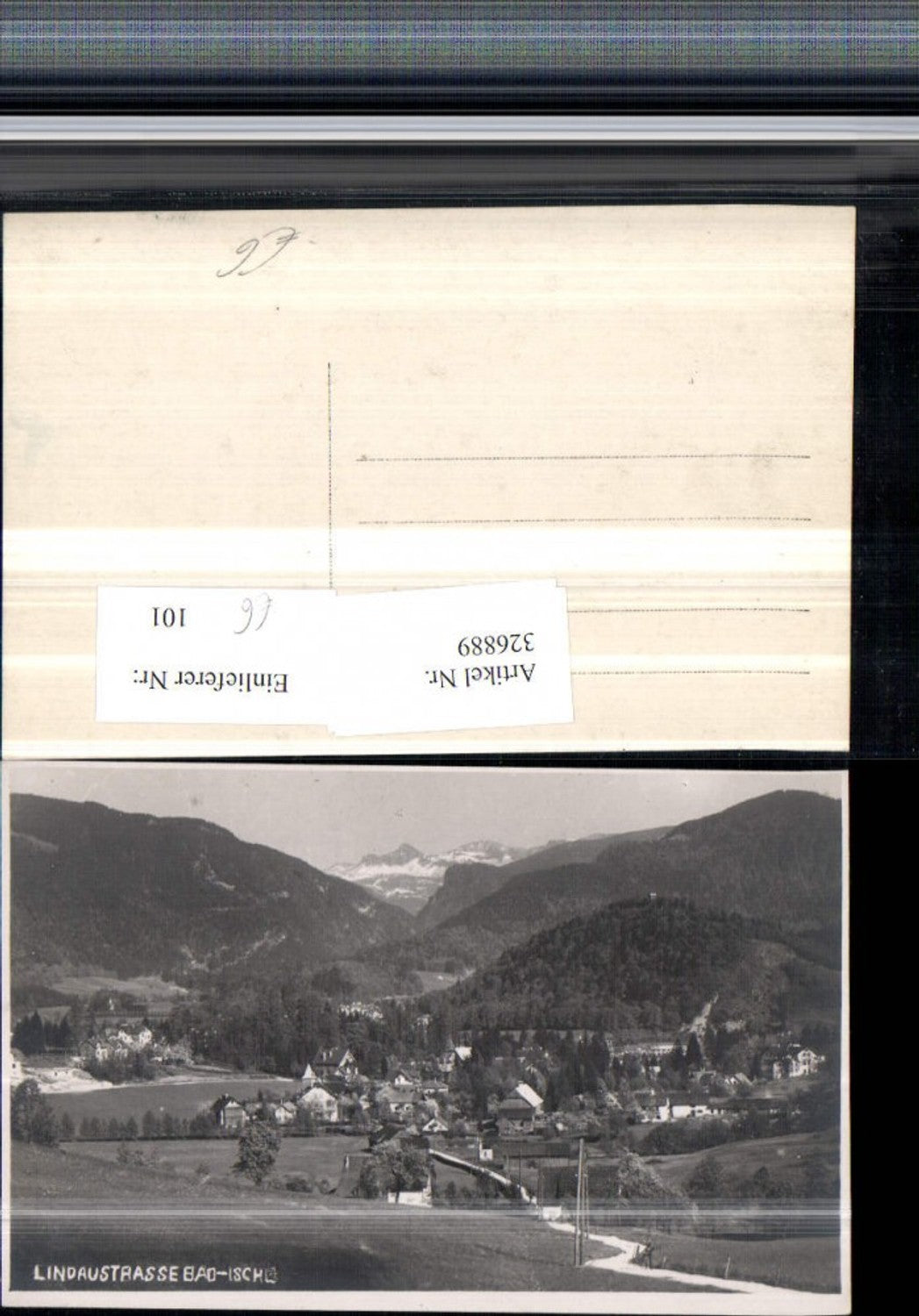 326889,Lindaustraße Bad Ischl Teilansicht Bergkulisse