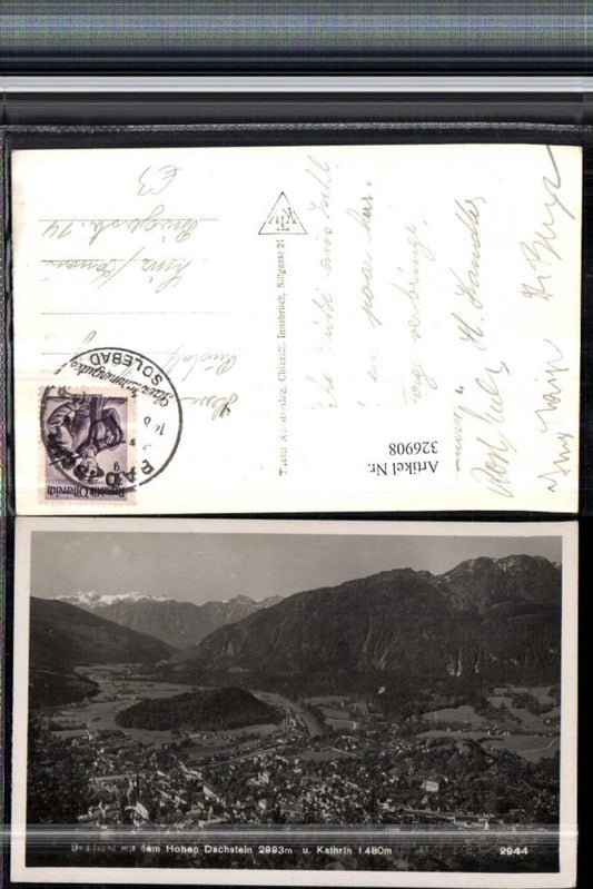 326908,Bad Ischl Totale m. Hohen Dachstein u. Katrin Bergkulisse