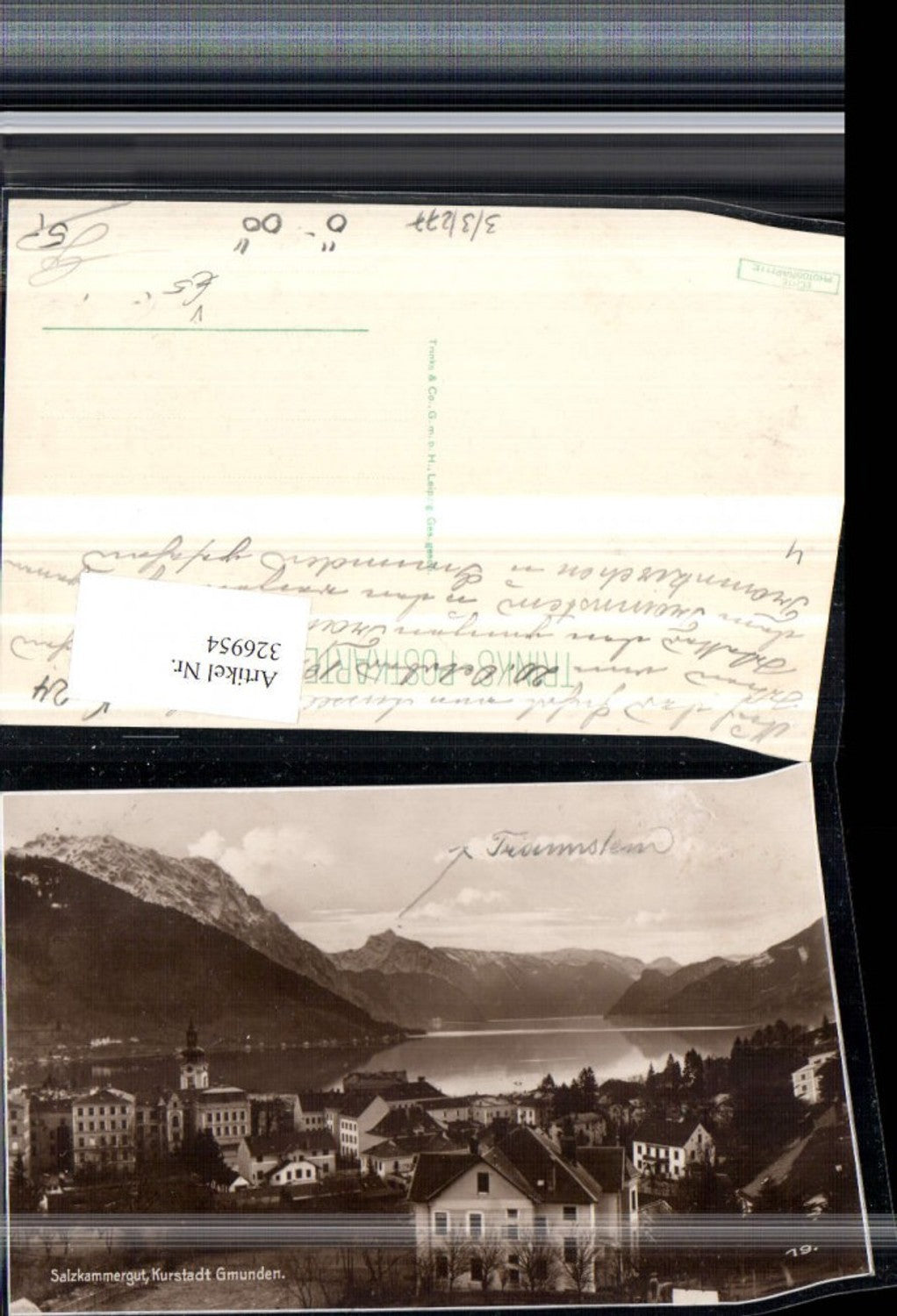 326954,Gmunden Teilansicht m. Traunstein Bergkulisse pub Trinks & Co 19