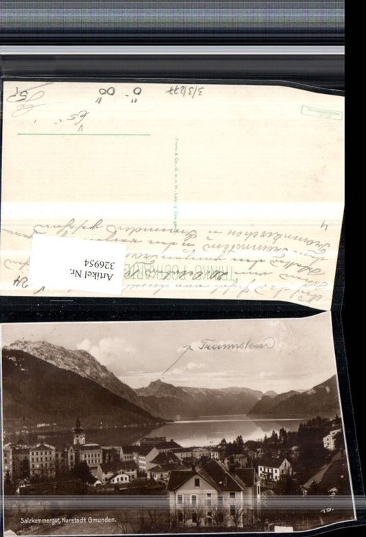 326954,Gmunden Teilansicht m. Traunstein Bergkulisse pub Trinks & Co 19