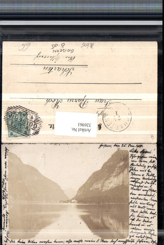 326961,Goisern See Bergkulisse