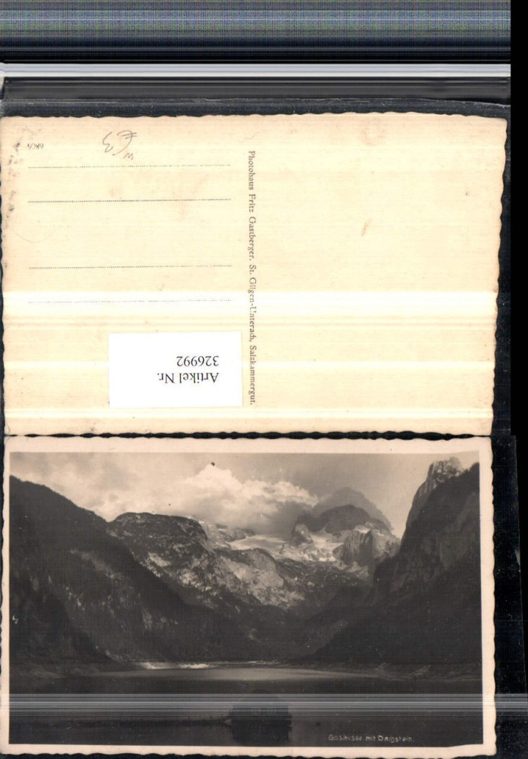 326992,Gosausee See b. Gosau m. Dachstein Bergkulisse