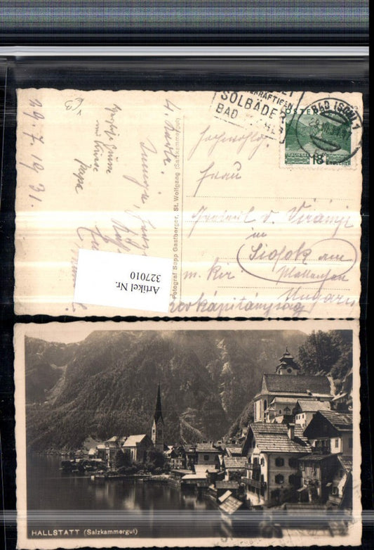 327010,Hallstatt Teilansicht Kirche pub Sepp Gastberger