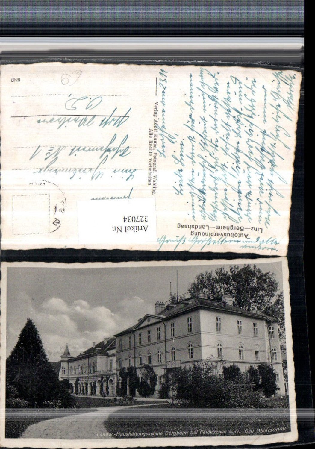 327034,Bergheim b. Feldkirchen an d. Drau Landwirtschaftliche Haushaltungsschule