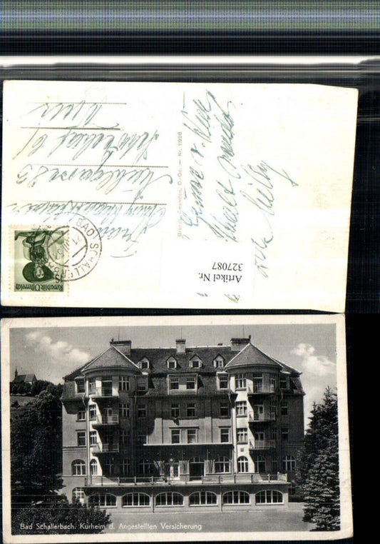 327087,Bad Schallerbach Kurheim d. Angestellten Versicherung pub F. E. Brandt 11996