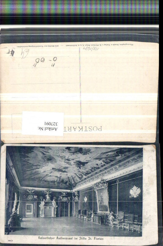 327091,Stift St. Florian Kaiserlicher Audienzsaal Innenansicht