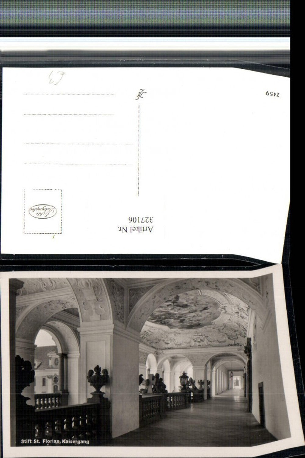 327106,Stift St. Florian Kaisergang Innenansicht