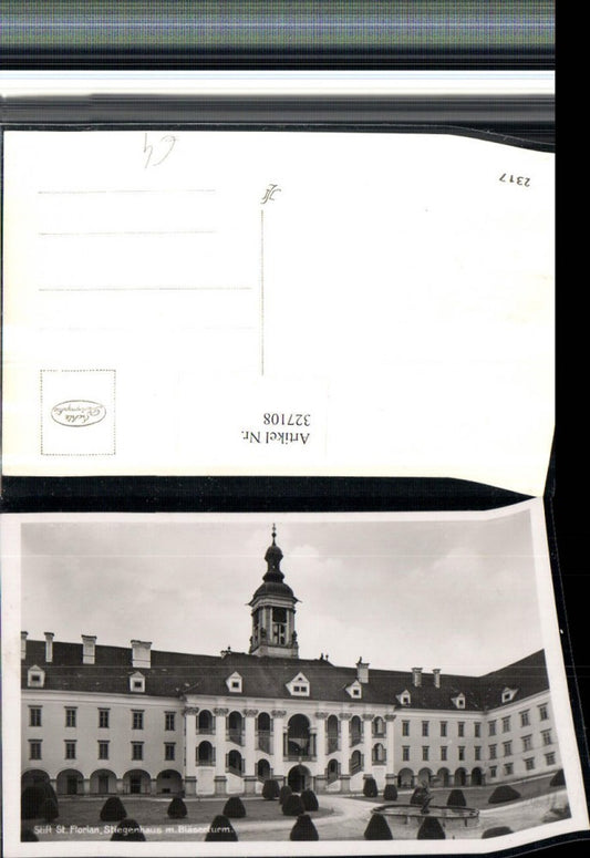 327108,Stift St. Florian Stiegenhaus m. Bläserturm