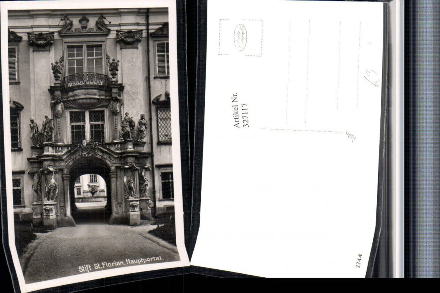 327117,Stift St. Florian Hauptportal