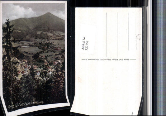 327158,Weyer an d. Enns Totale vom Kreuzberg