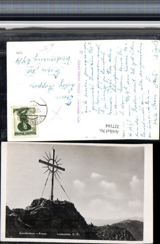 327164,Losenstein Schieferstein Kreuz