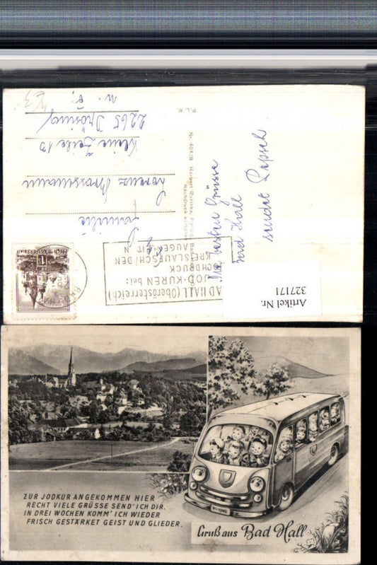 327171,Künstler Passepartout Bad Hall Totale Kinder Autobus Bus Spruch