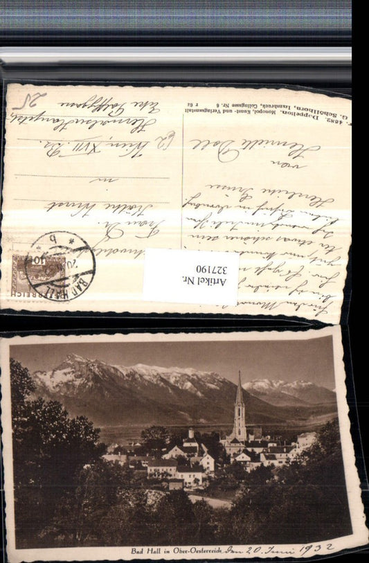 327190,Bad Hall Totale Bergkulisse