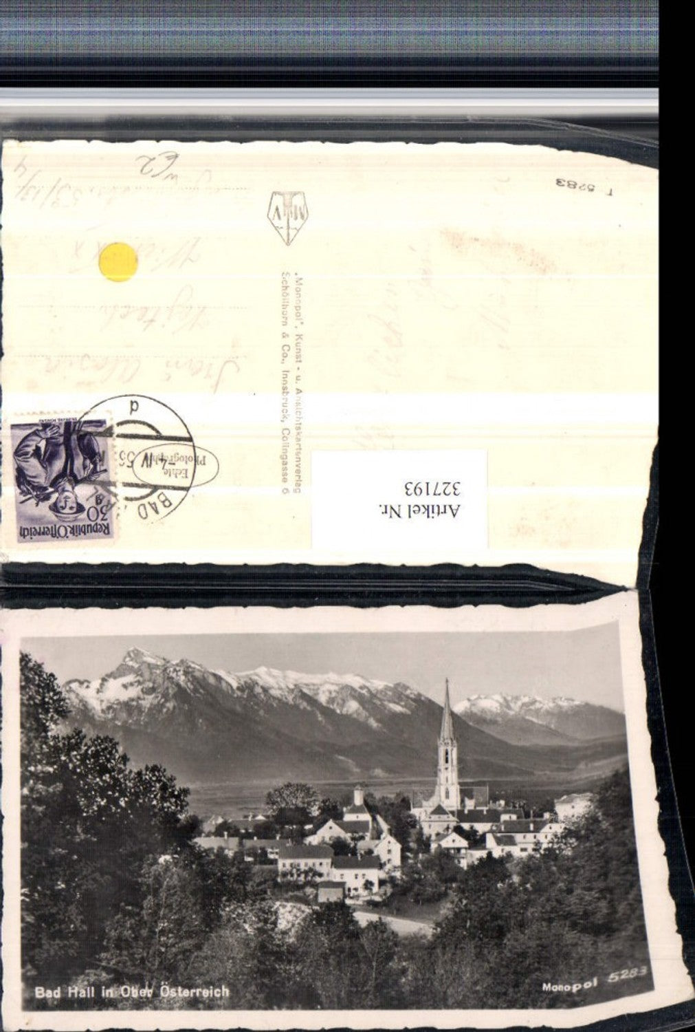 327193,Bad Hall Totale Bergkulisse