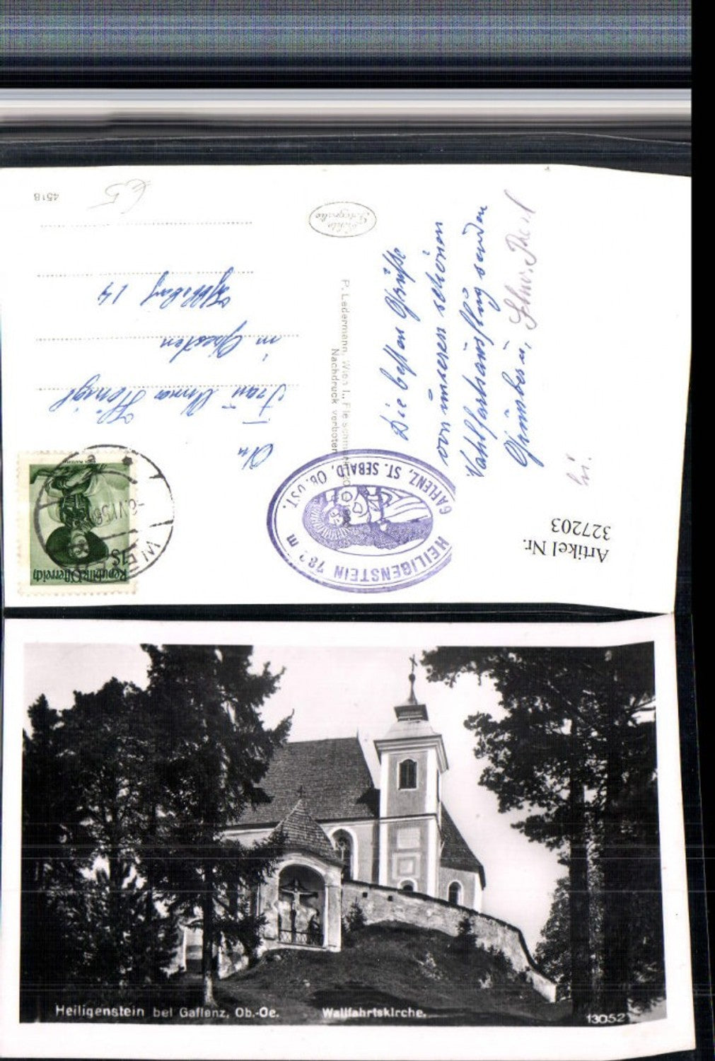 327203,Wallfahrtskirche Kirche Heiligenstein b. Gaflenz