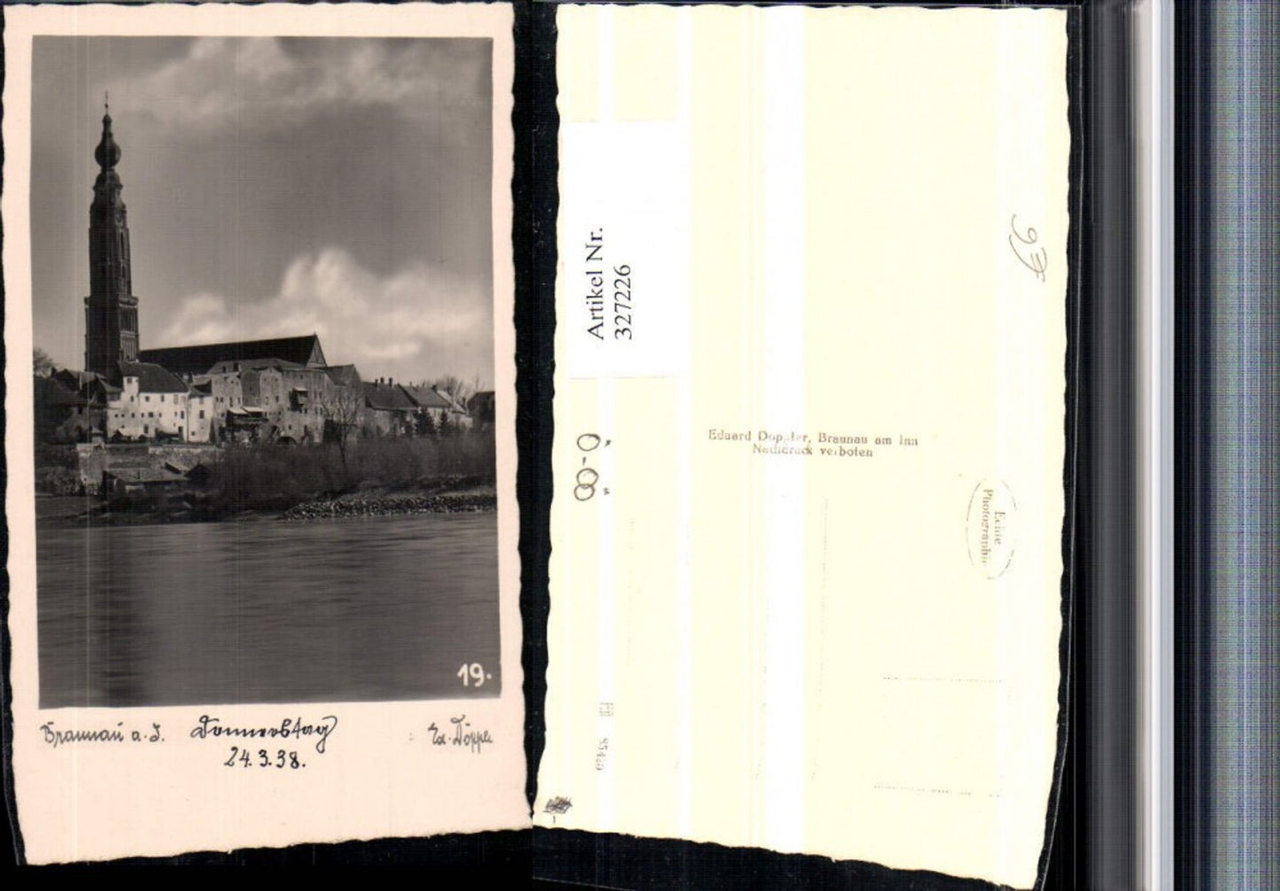 327226,Braunau am Inn Teilansicht Kirche