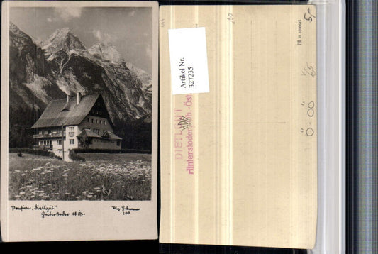327235,Foto AK Hinterstoder Pension Dietlgut Bergkulisse pub Foto Hubmann 200