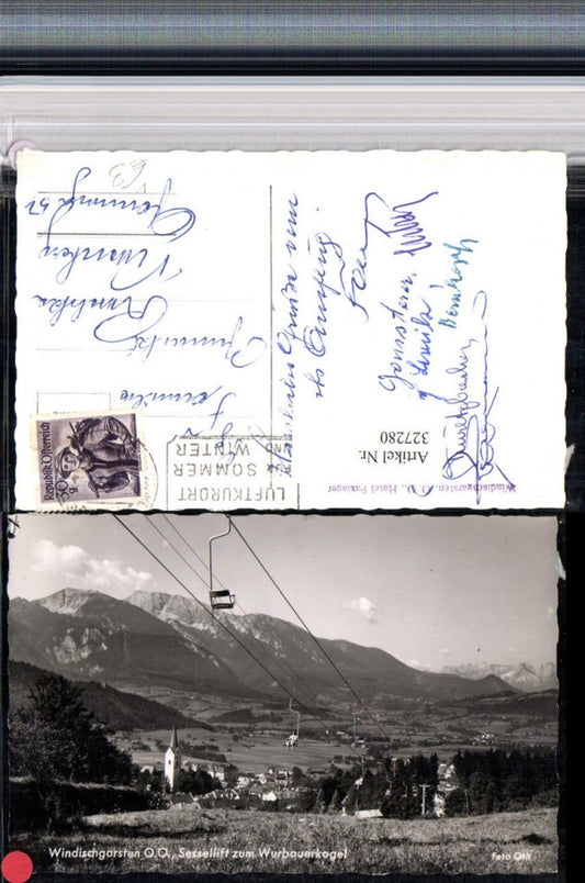 327280,Windischgarsten Teilansicht Sessellift zum Wurbauerkogel Bergkulisse pub Foto Oth