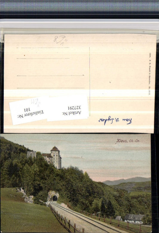 327291,Klaus an d. Pyhrnbahn Schloss Tunnel pub F. E. Brandt 3117