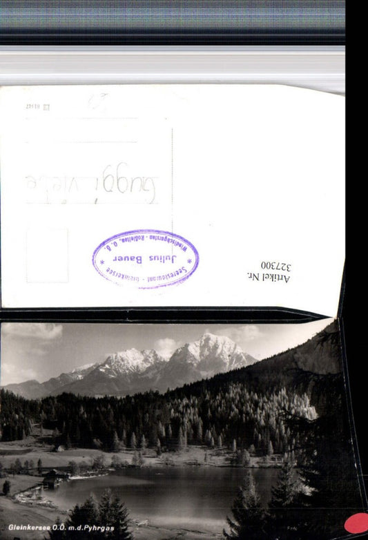 327300,Gleinkersee See b. Windischgarsten m. Pyhrgas Bergkulisse