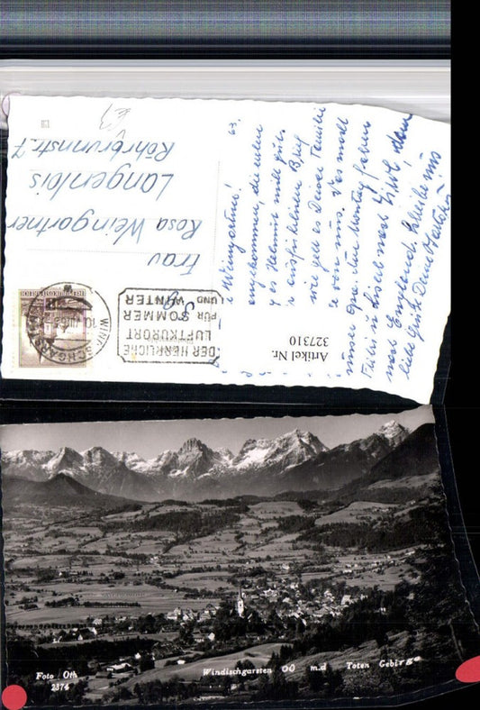 327310,Windischgarsten Totale m. Toten Gebirge Bergkulisse pub Foto Oth 2374
