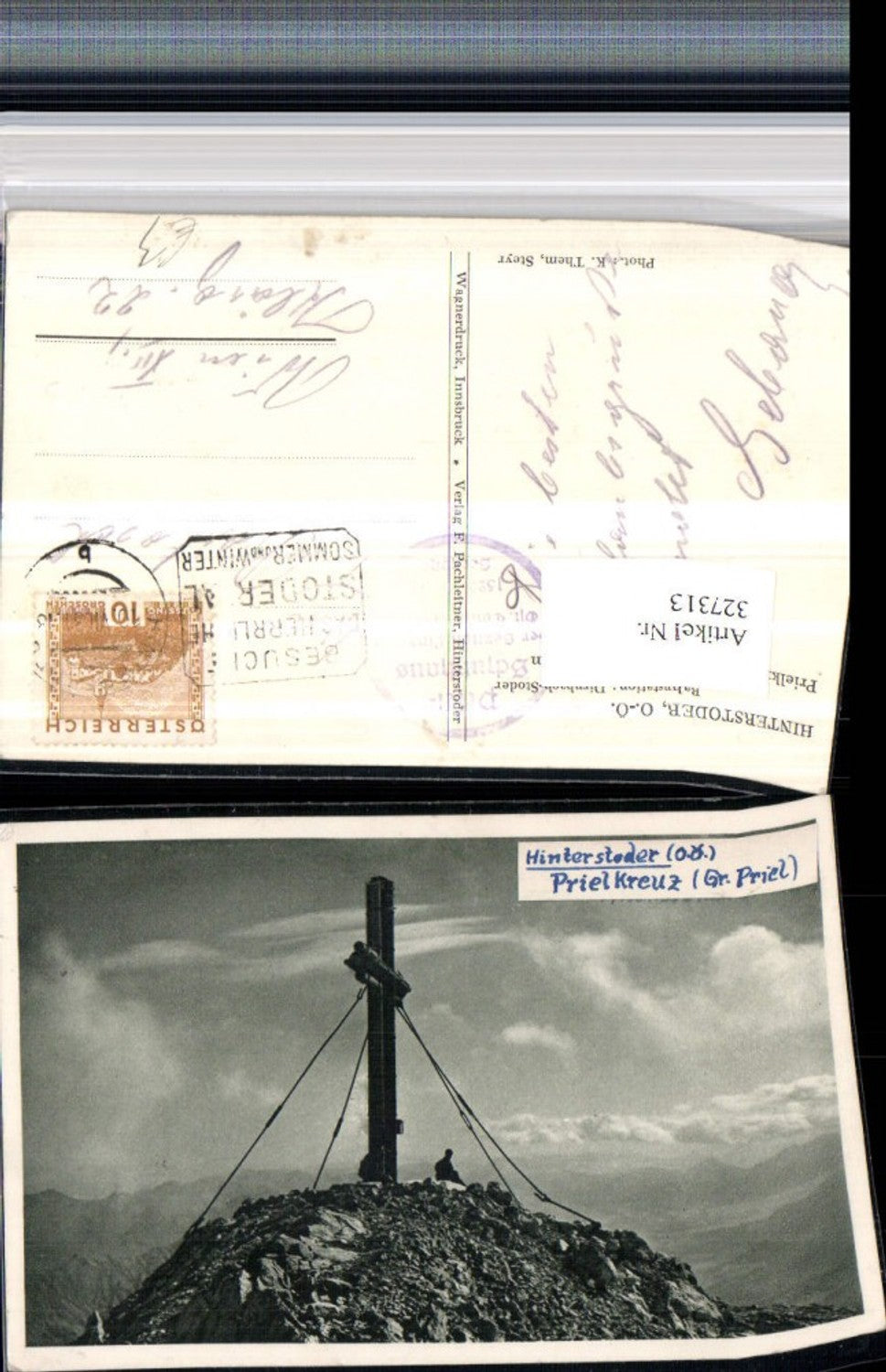 327313,Hinterstoder Preilkreuz Kreuz am Großen Priel