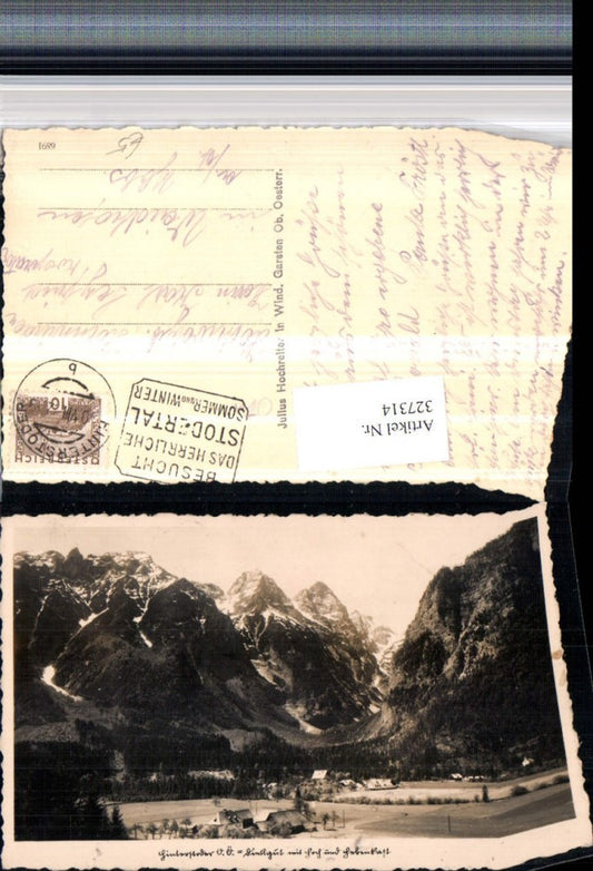 327314,Hinterstoder Dietlgut Bergkulisse