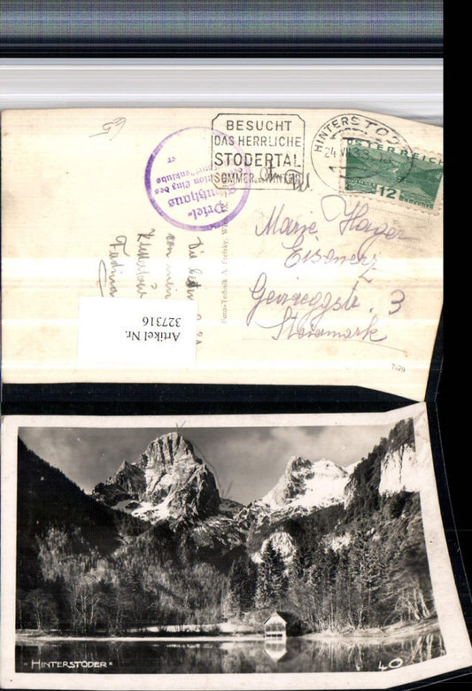 327316,Hinterstoder See Seehütte Bergkulisse